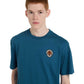 Element Timber Hermitt Short Sleeve T-Shirt Mallard Blue