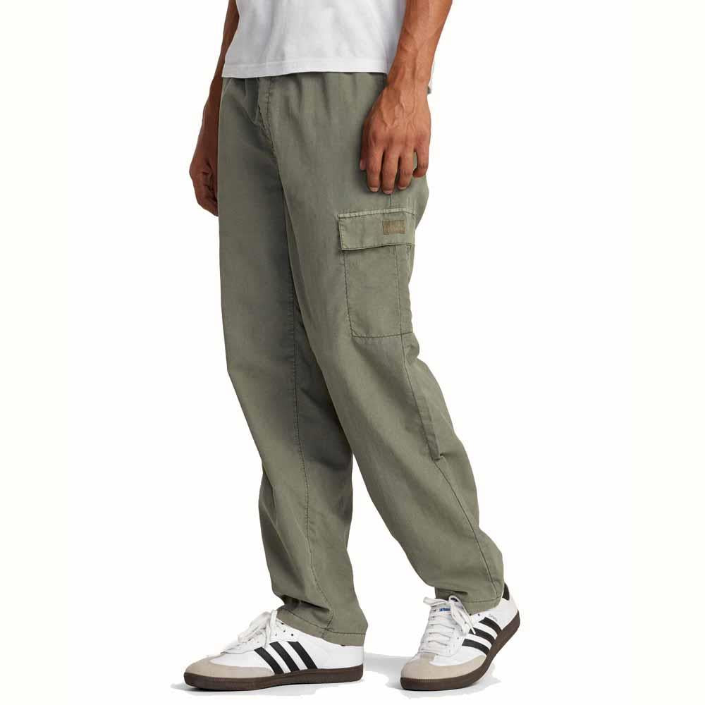 RVCA Mill Cargo Pants Trousers Jade Green