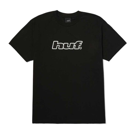 Huf Dot Short Sleeve T-Shirt Black