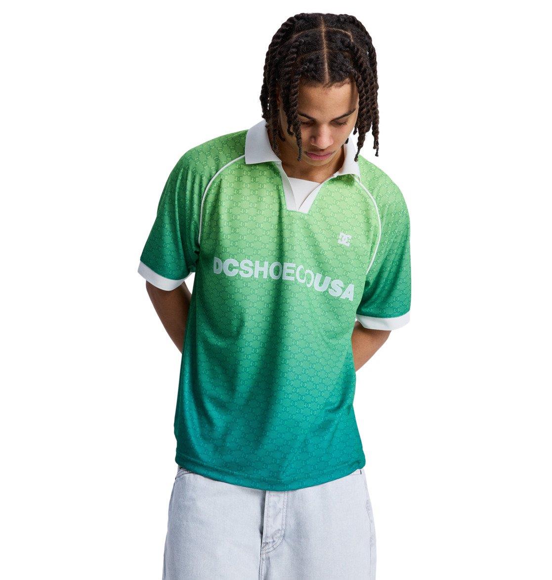 DC Shoe Co Soccer Football Jersey Lime Green