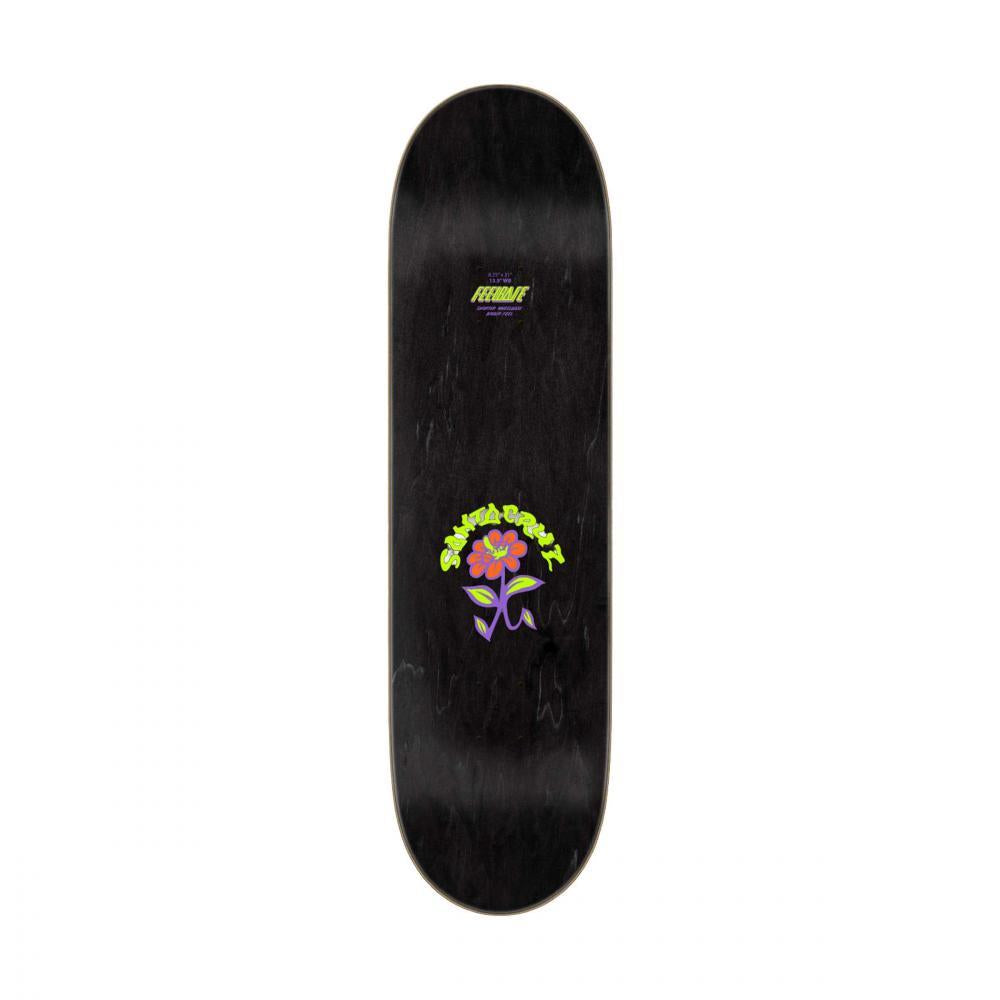 Santa Cruz Delfino Ego FeelBase Pro Skateboard Deck Purple 8.25"
