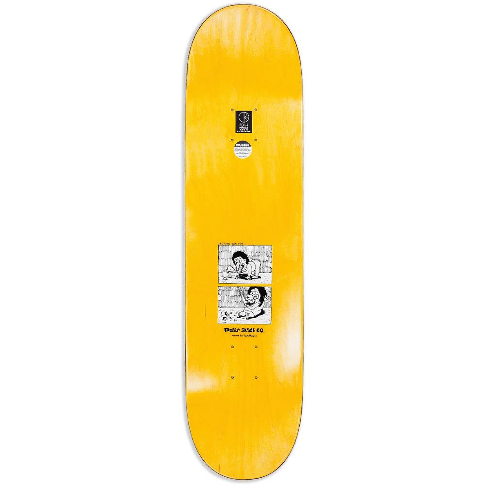 Polar Nick Boserio Fly Agaric Skateboard Deck RANDOM STAIN 8.25"