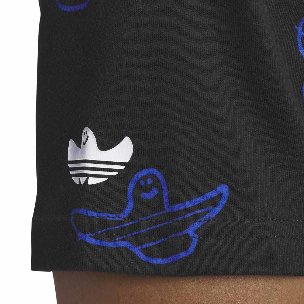 Adidas Skateboarding Shmoo All Over Print T-Shirt Black Royal