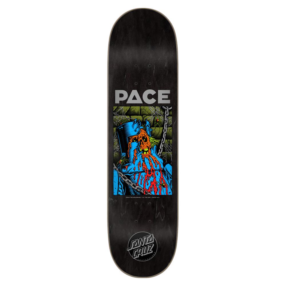 Santa Cruz Pro Skateboard Deck Pace Dungeon Pro Black/Multi 8.25"