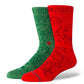 Stance Socks Home Alone Multi Green Red Large