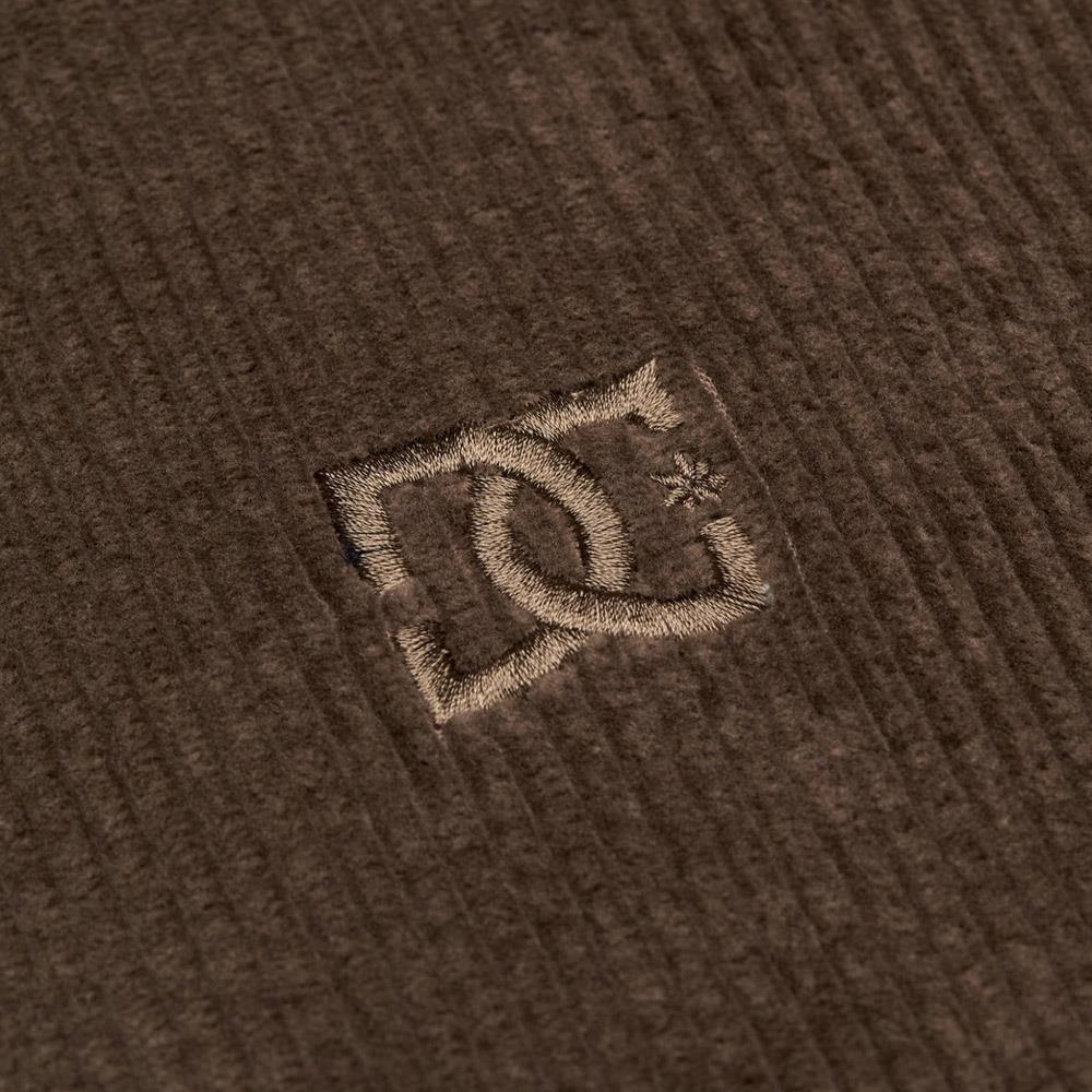 DC Shoe Co Backlash Corduroy Pullover Hooded Sweatshirt Morel Brown