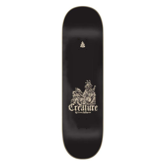 Creature Skateboard Deck Worthington The Lore Vx Skateboard Deck Black Grey 8.6"