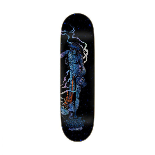 Santa Cruz Wooten Part Two VX Skateboard Deck Black Blue 8.5"