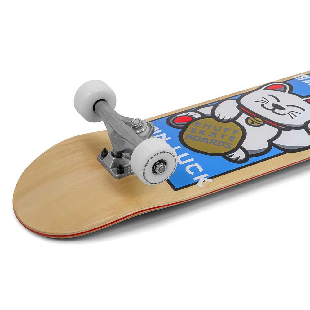 Enuff Lucky Cat Complete Skateboard 92A Medium Wheels Mini Natural 7.25"