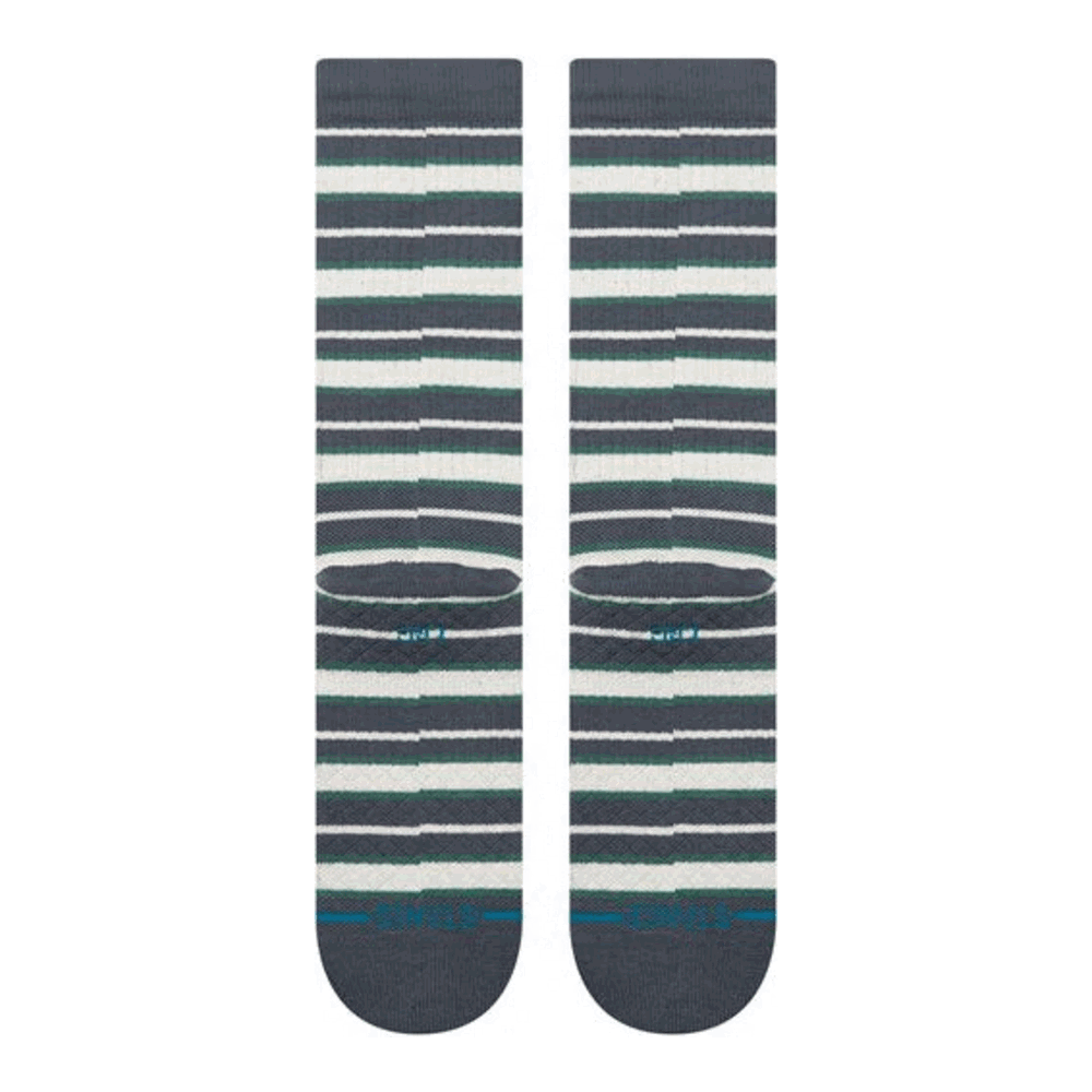 Stance Signature Stripe Crew Socks Turbulence Medium Uk4-7