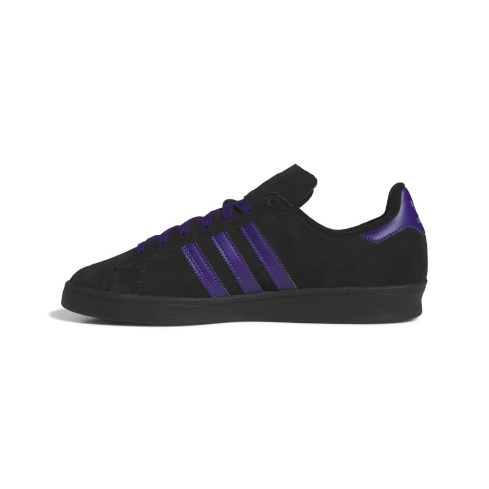 Adidas Campus ADV Collegiate Purple Core Black Silver Metallic Skate Shoes