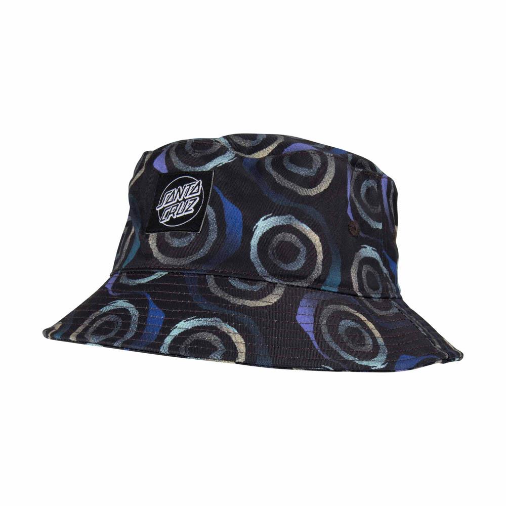 Santa Cruz Vertigo Haze Bucket Hat Black One Size