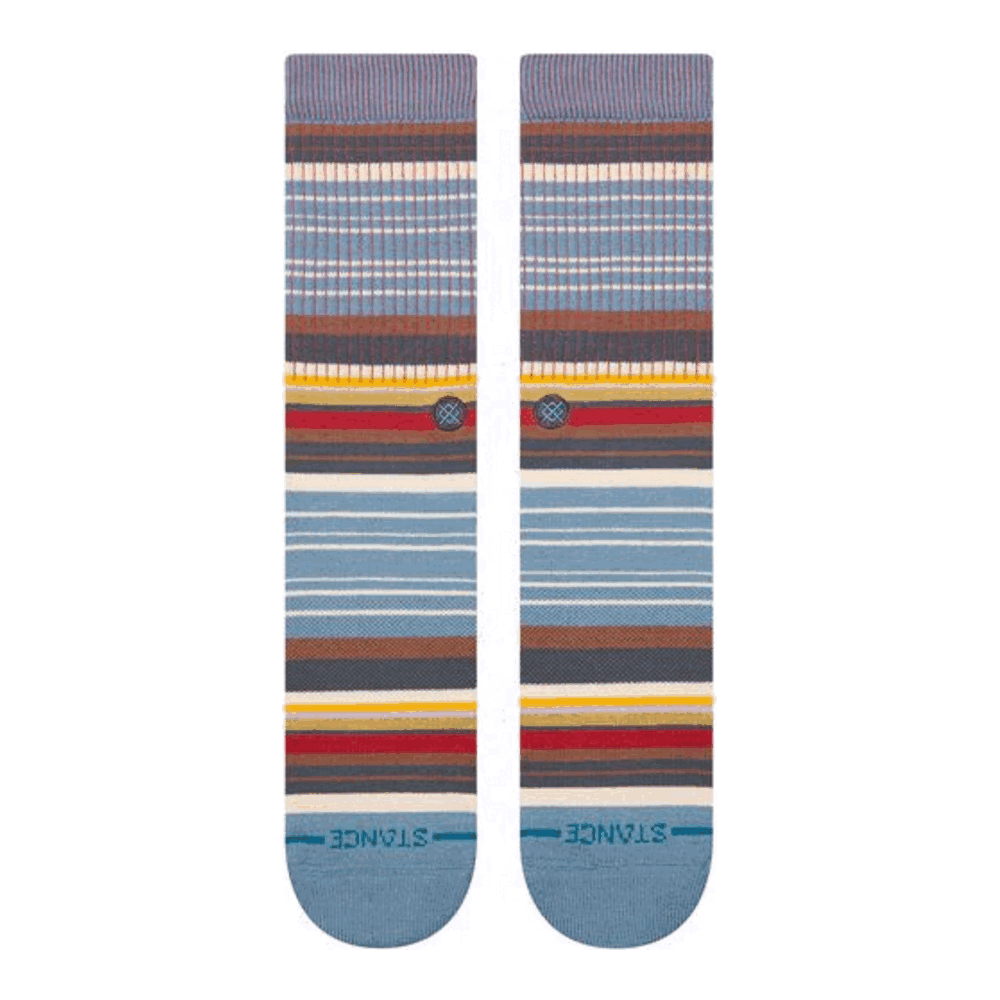 Stance Jorongo Pop Crew Socks Windward Blue Large Uk7-11