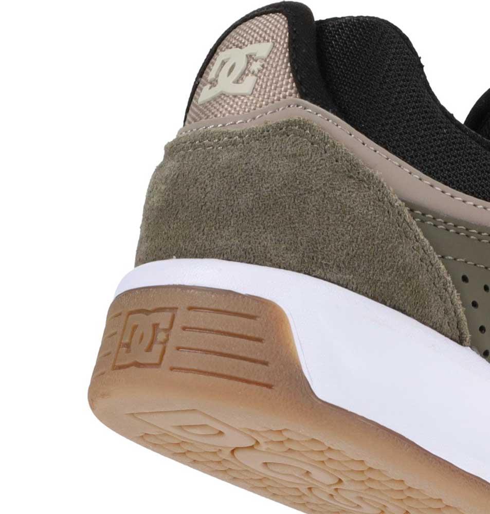 DC Kalynx Zero S Green Leather Skate Shoes