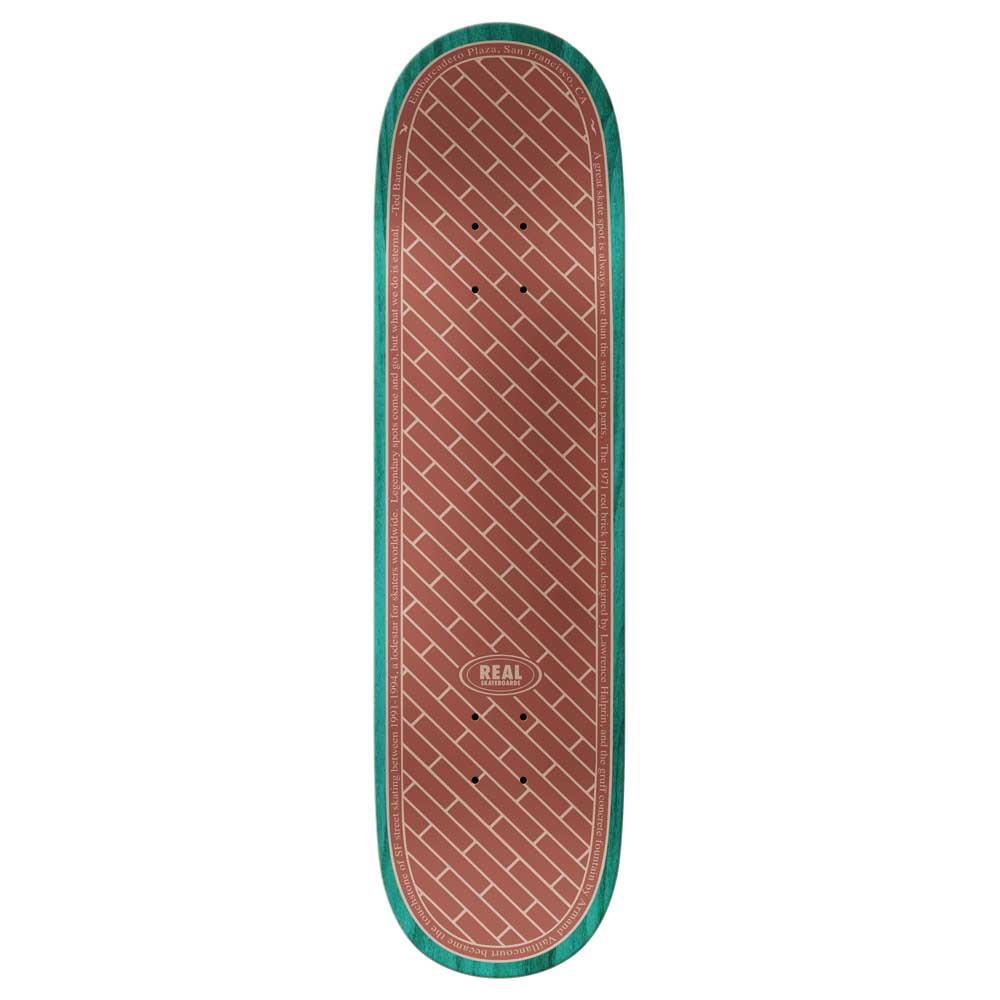 Real Team EMB Skateboard Deck White 8.25"