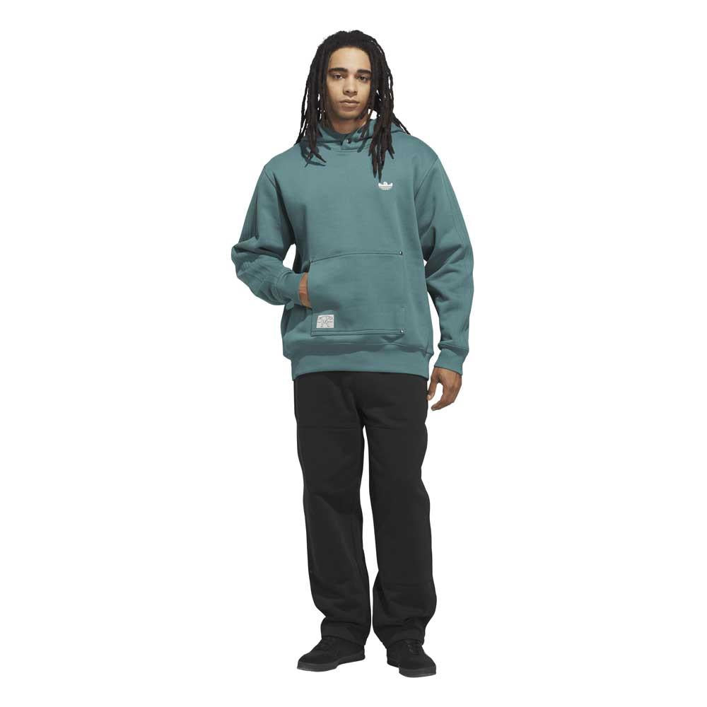 Adidas Skateboarding Shmoofoil Heavyweight Hooded Sweatshirt Preloved Teal