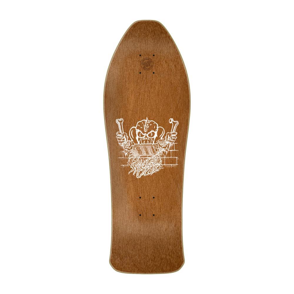 Santa Cruz Reissue Skateboard Deck Rankine Monster Reissue Brown Multi 10.39"