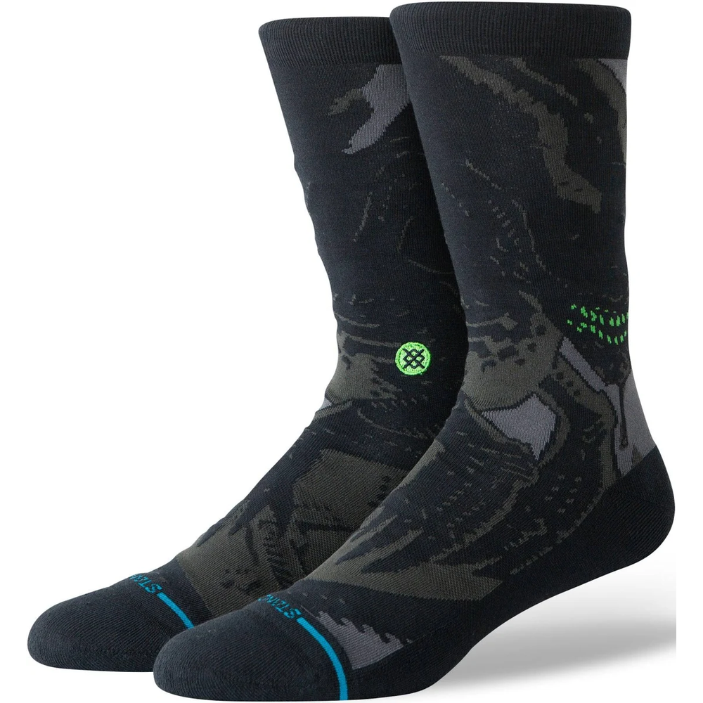 Stance X Alien Crew Socks Black Large Uk7-11