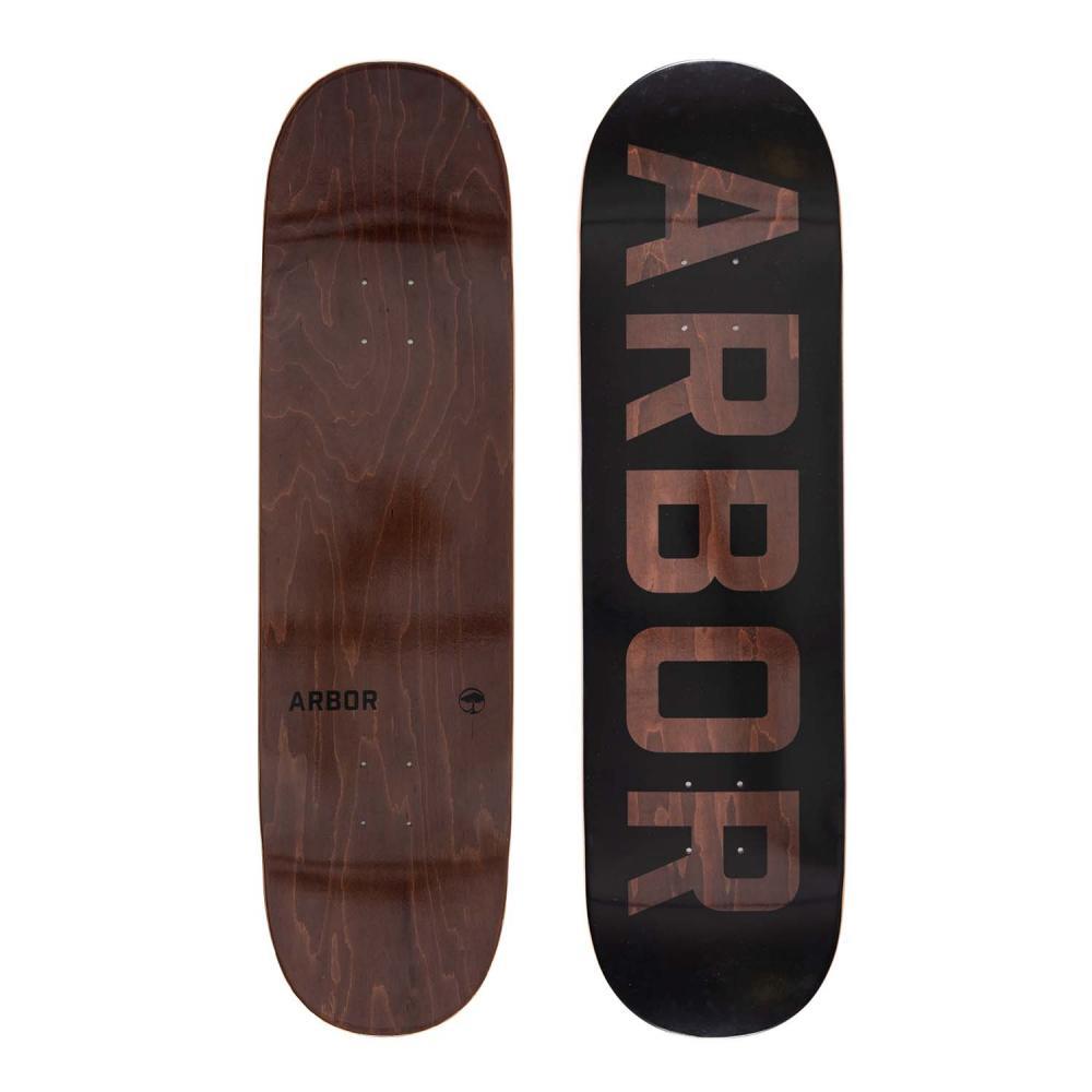 Arbor Logo Surplus Logo Multi Skateboard Deck 8.25"