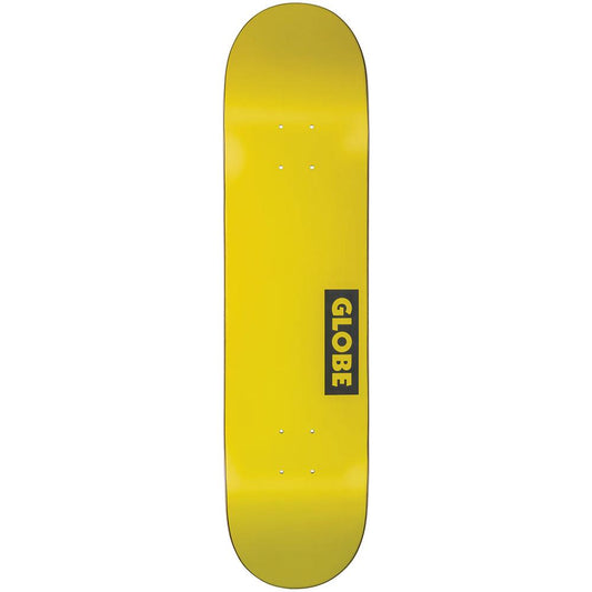 Globe Goodstock Skateboard Deck Neon Yellow 7.75"