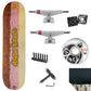 Drew House Cartoon Font Neapolitan Premium Complete Skateboard Kit Premium Venture Trucks Pig Wheels 8.25"