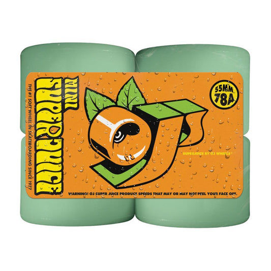 OJ Skateboard Wheels Mini Super Juice Soft 78a Aqua 55mm