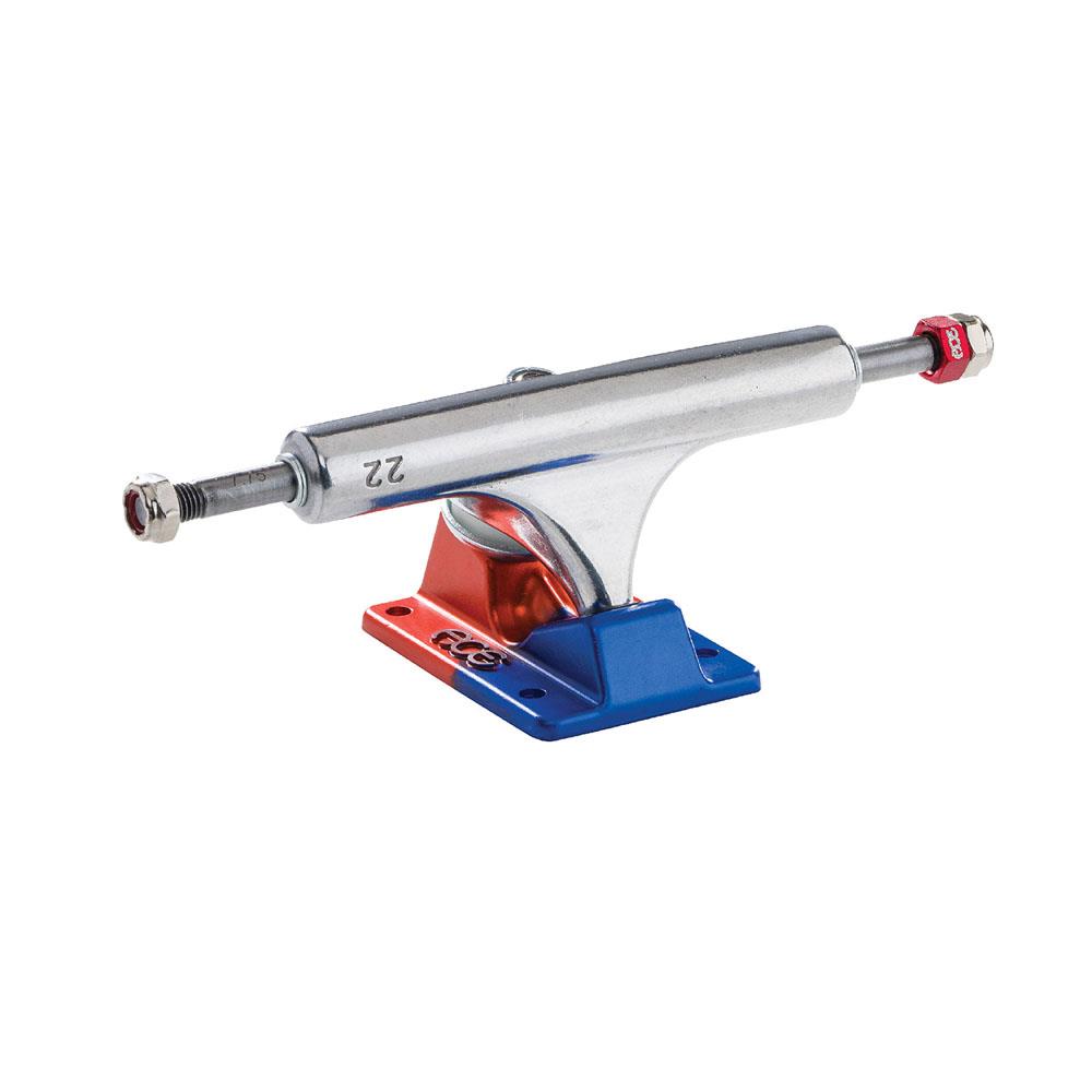 Ace AF1 Skateboard Trucks Anodized Blue Orange Polished 22 7.75"