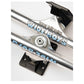 Slappy ST1 Hollow Wide Boy Skateboard Trucks Polished Black 10.5"