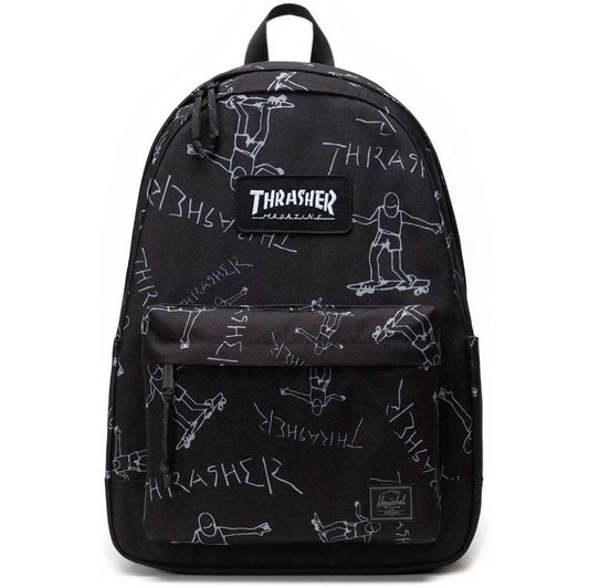 Herschel X Thrasher Magazine Gonz Classic XL Backpack Black