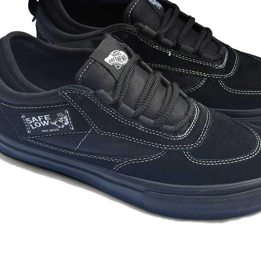 Vans Skate Safe Low Black Black Skate Shoes