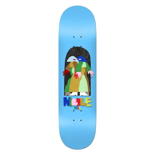 Real Skateboard Deck Nicole By Marbie Blue 8.38"