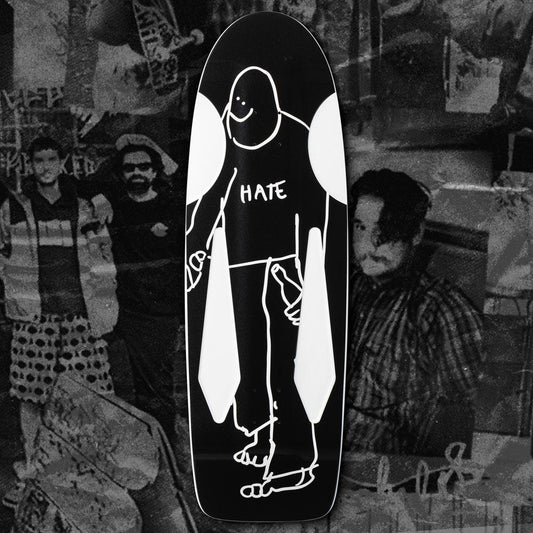 Krooked Skateboard Deck Skate Shop Day 25 Gonz Beamer Hate Black Super Ltd 10.75"