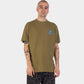 Santa Cruz Screaming Hand Chest T-Shirt Deep Olive