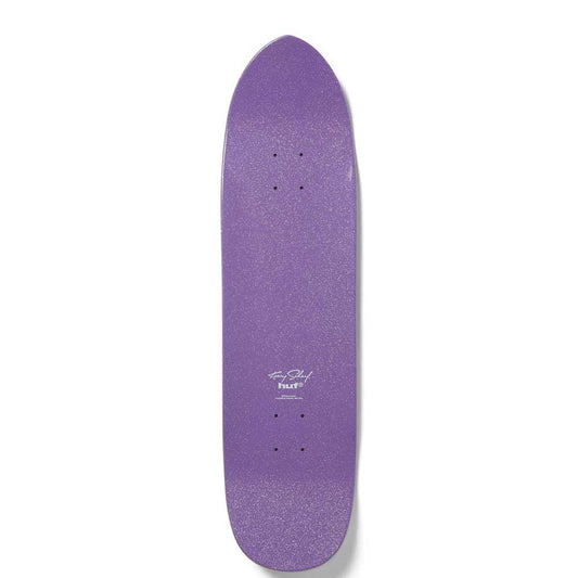 HUF x Kenny Scharf Karbombz Purple Cruiser Deck Purple 8.5"