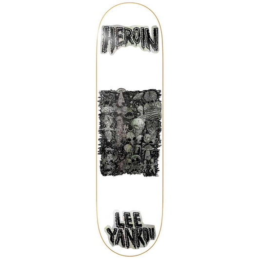 Heroin Skateboards Lee Yankou Allegory Of Fear Skateboard Deck 8.25"