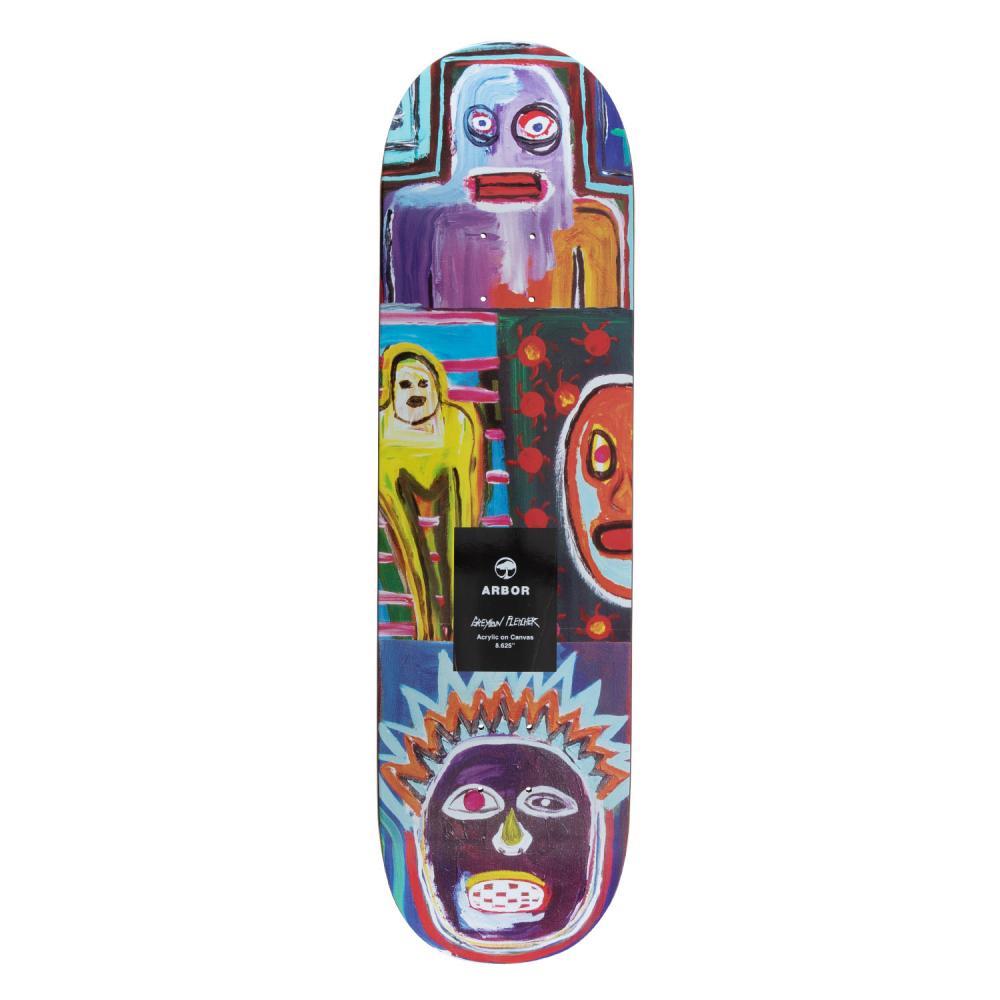 Arbor Skateboard Deck Greyson 8.625 Collage Multi 8.625"