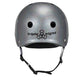 Triple Eight Deep Cover Skateboard Helmet Glitter Silver