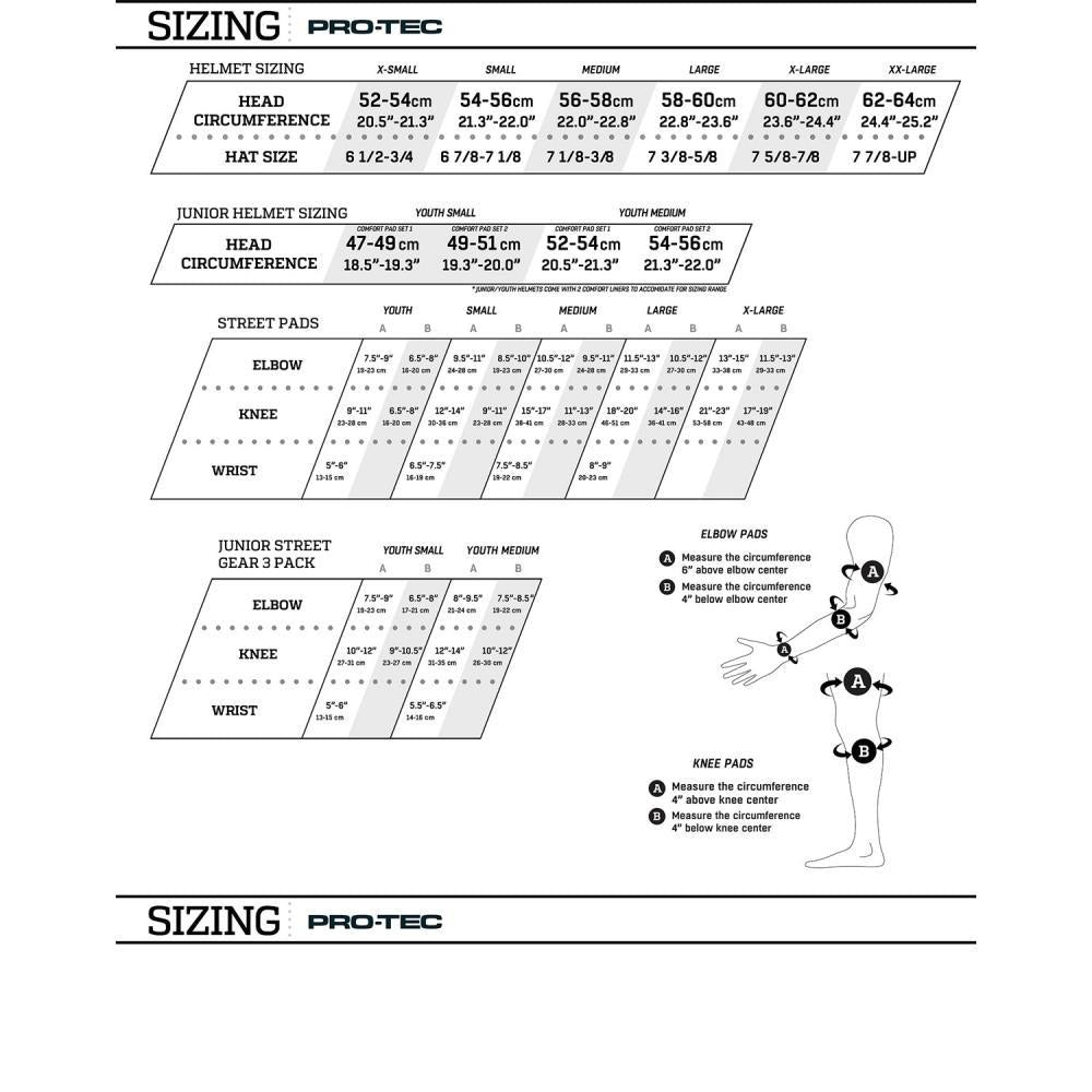 Pro-Tec Pads Vert Knee Pad Black Adults