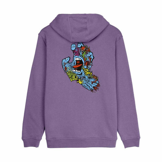 Santa Cruz Roskopp Screaming Five Hooded Sweatshirt Purple Haze