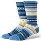 Stance Socks Curren St Crew Capri Blue UK 7-11