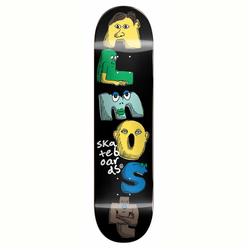 Almost Gang Gang HYB Skateboard Deck Black 8''