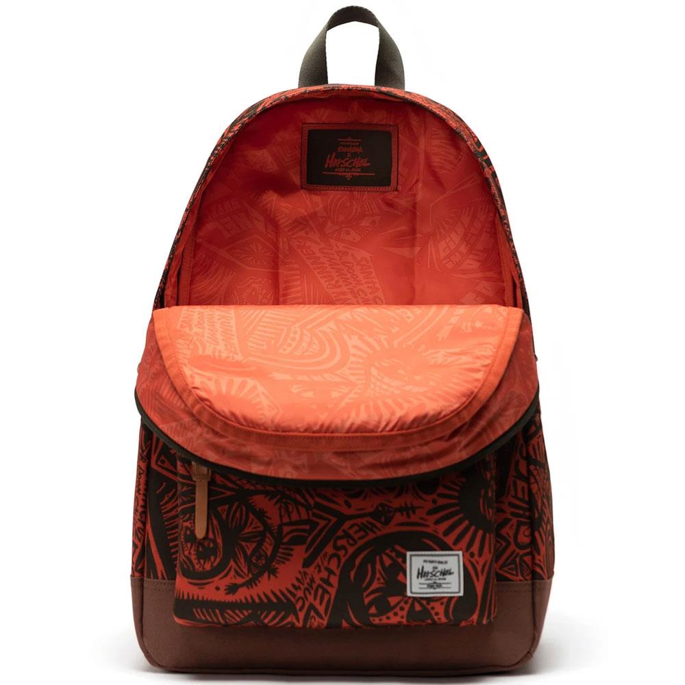 Herschel Heritage Thomas Campbell Backpack Forest Night Saddle Brown