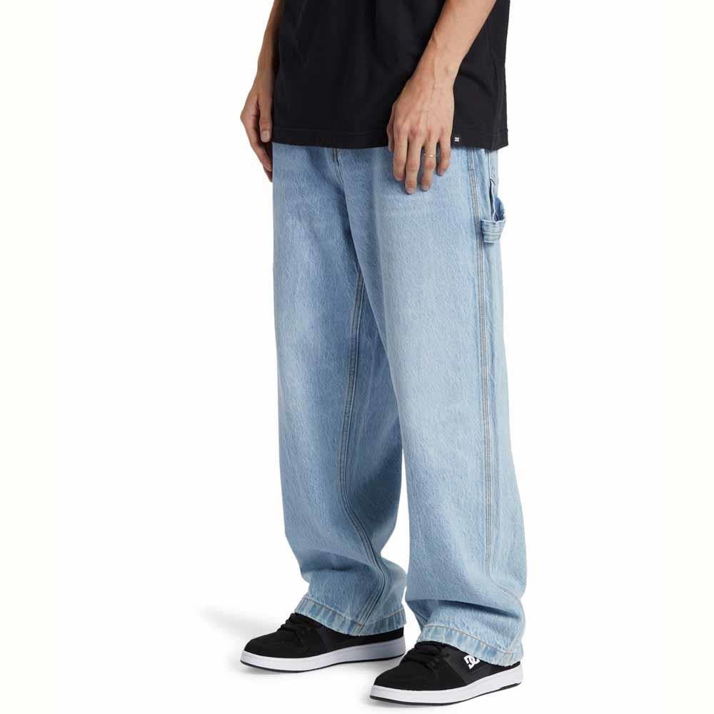 DC Shoes Worker Baggy Carpenter Pants Indigo Light