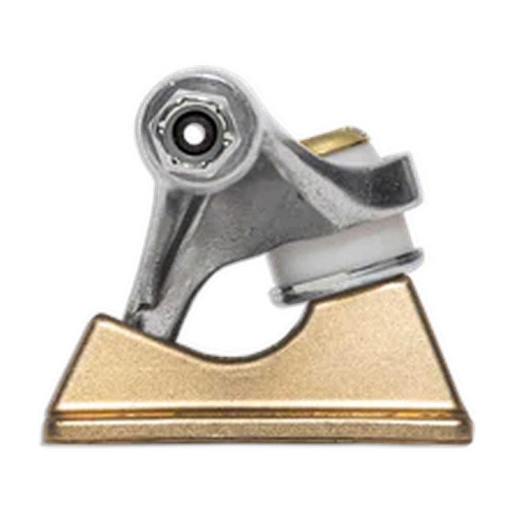 Slappy ST1 Ultra Low Inverted Hollow Lights Skateboard Trucks Polished Gold Gold 8"