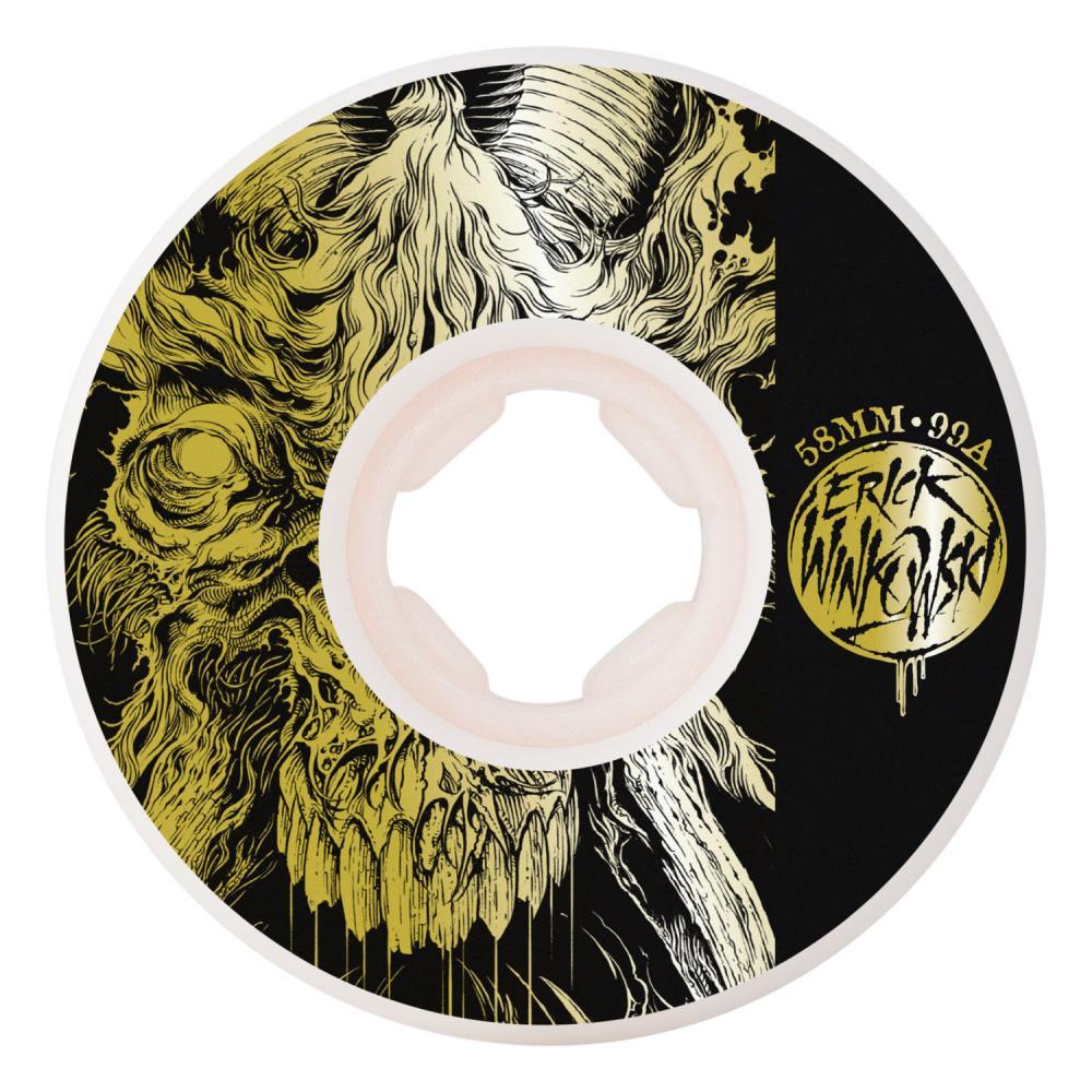 OJ Skateboard Wheels Erick Winkowski Primeval Elite White 58mm 99A