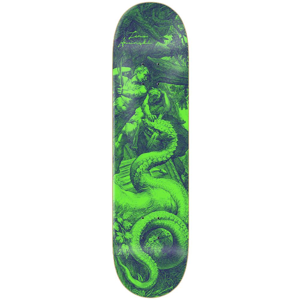 Zero Skateboard Deck Renaissance Adam Arunski Green 8.5"
