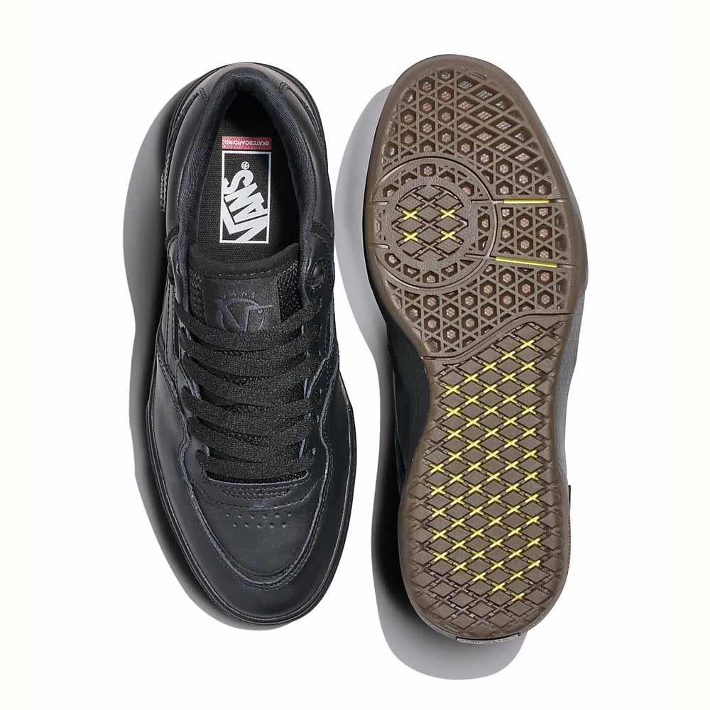 Vans Skate Rowan 2 Leather Black Skate Shoes