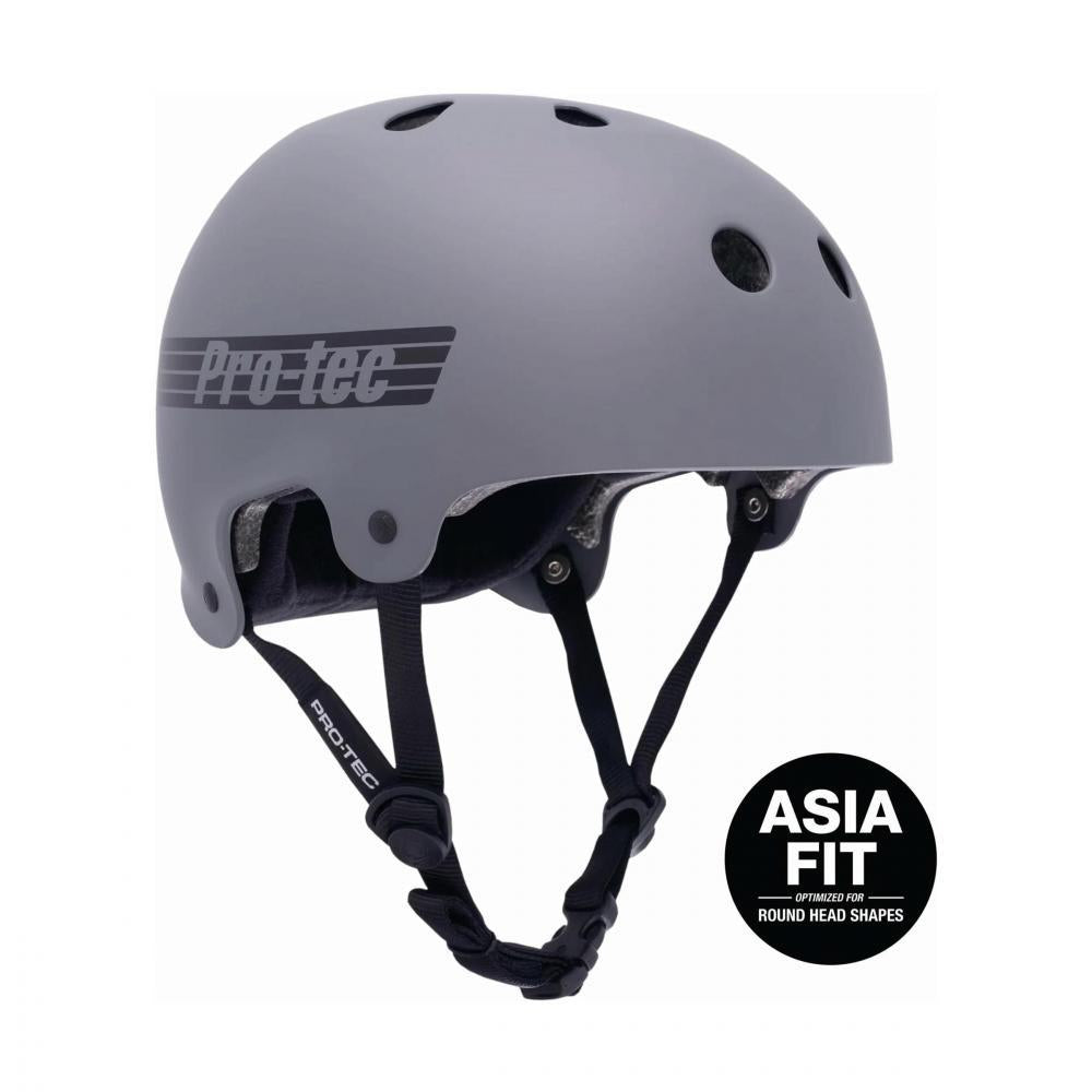 Pro-Tec Helmet Old School Low Pro Asia Matte Grey