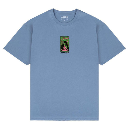 Arbor Skateboards T-Shirt Chaos T-Shirt Faded Blue