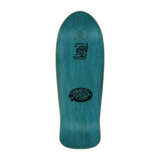 Santa Cruz Reissue Skateboard Deck Natas Sketch Panther White Multi 10.54"